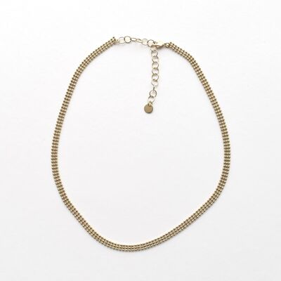 The Essentials - Necklace - Triple ball chain