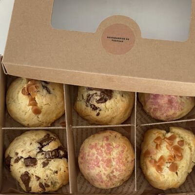 Coffret assortiment de cookies