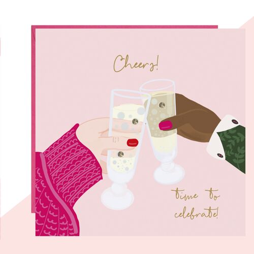 Cheers! Time to Celebrate Card