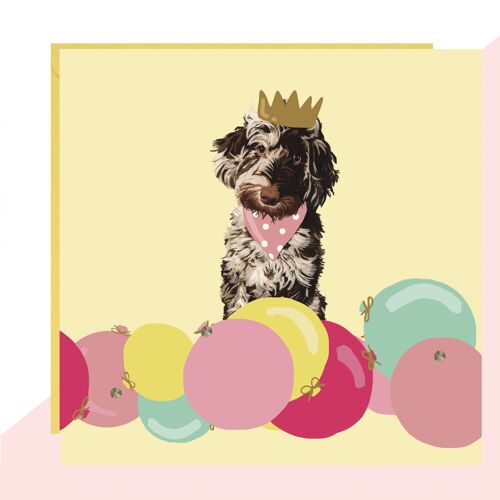 Cockapoo Birthday Card