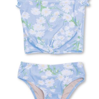 Garden Party Girls Two Piece Rashguard Swim Set