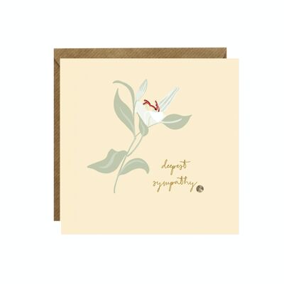 Profonda simpatia Lily Mini Card