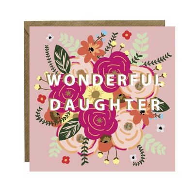 Wonderful Daughter Card