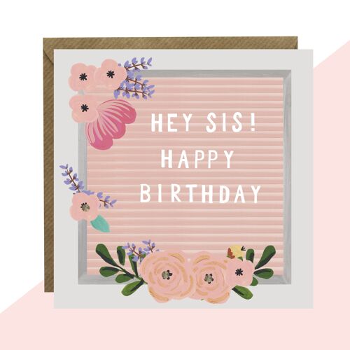 Sis Message Board Card