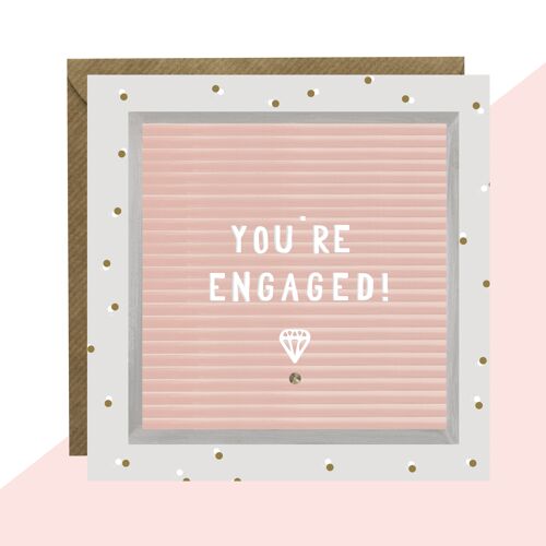 Engaged Message Board Card