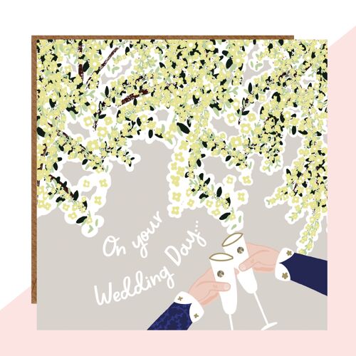 Mr & Mr Wedding Day Card