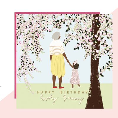 Happy Birthday Granny Blossom Card