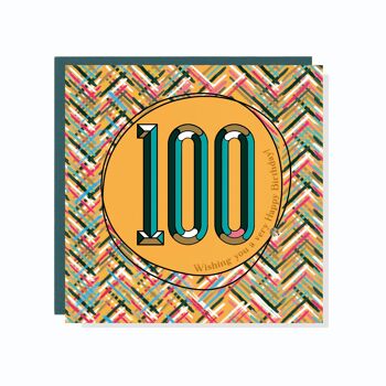 Carte Confetti & Sprinkles Age 100