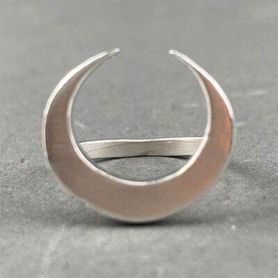 Half Moon Ring - Silver