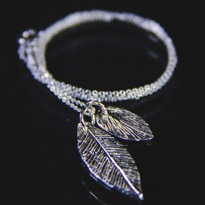 Two Feathers Pendant