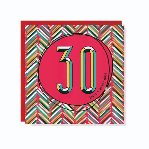 Age 30 Confetti + Sprinkles Card