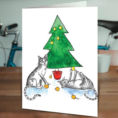 Catastrophe Funny Christmas Card