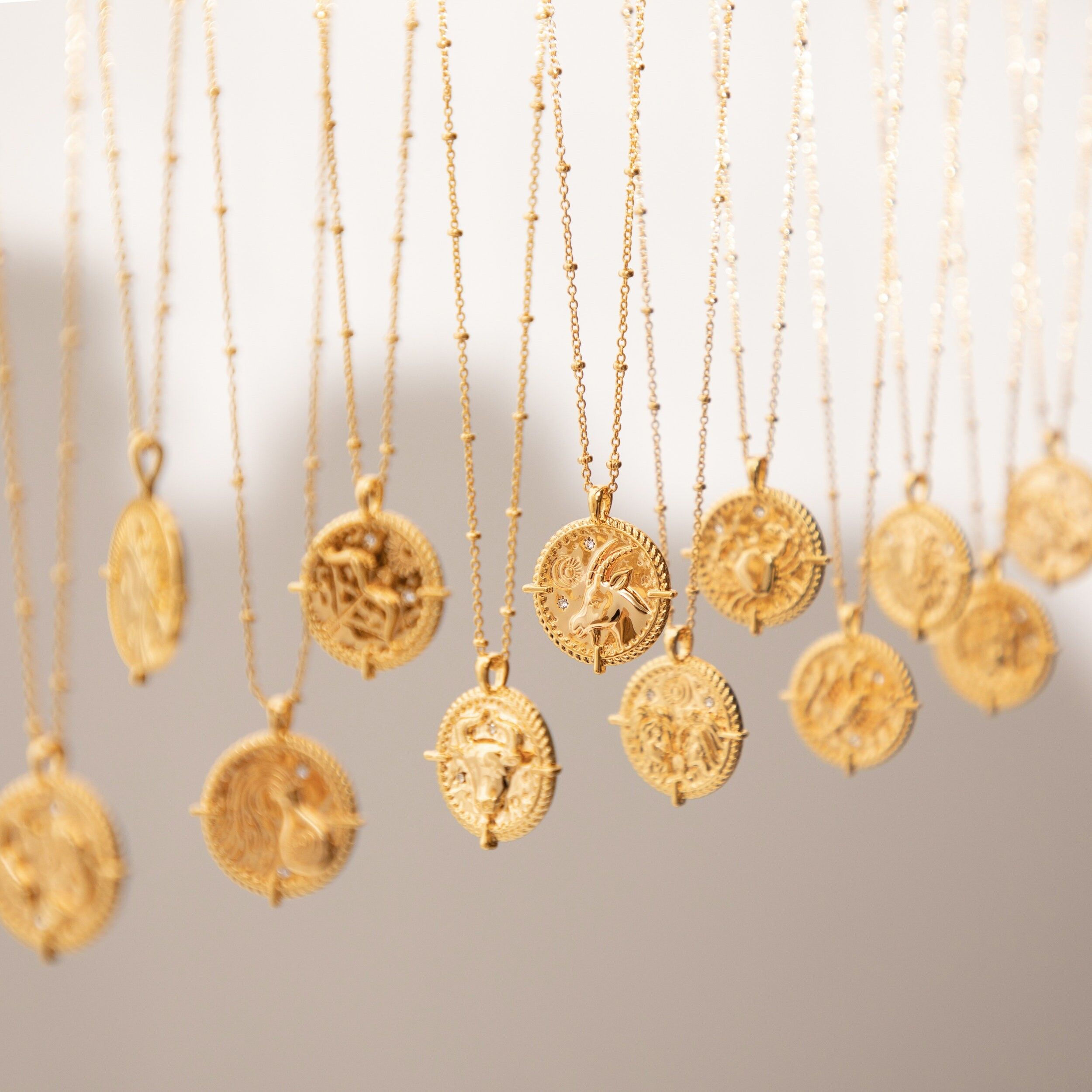 Collier Taureau (Zodiaque Plaqué Or 18k)