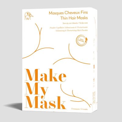 Maske für feines Haar – Packung mit 4 Masken