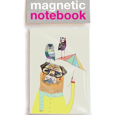 Dog & Birds Magnet Notebook