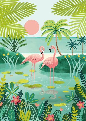 Flamingo - Puzzle 500 pièces 2