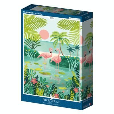 Flamingo - Puzzle mit 500 Teilen