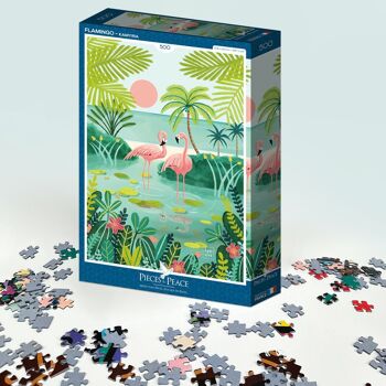 Flamingo - Puzzle 500 pièces 3
