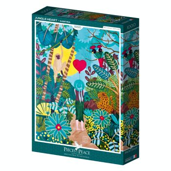 Jungle Heart - Puzzle 1000 pièces 1