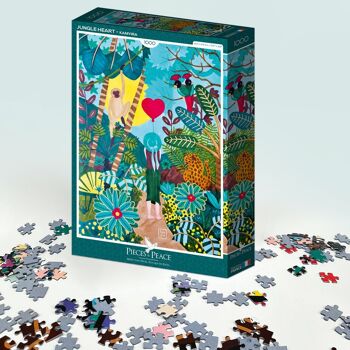 Jungle Heart - Puzzle 1000 pièces 3