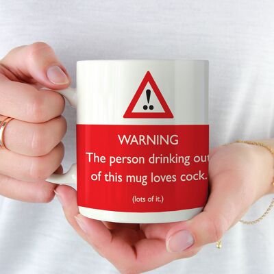 Funny Loves Cock Mug