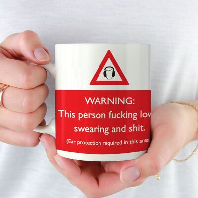 Funny Loves Swearing Mug