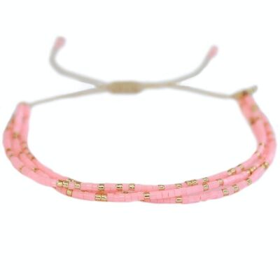 Bracciale Miyuki corallo estivo