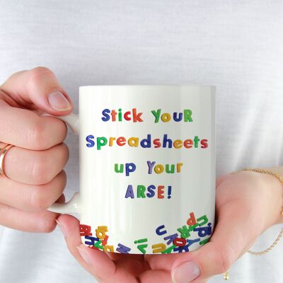 Funny Spreadsheets Mug