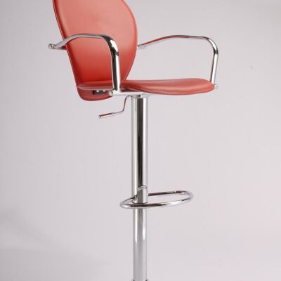 Bar stool Munich red xx red