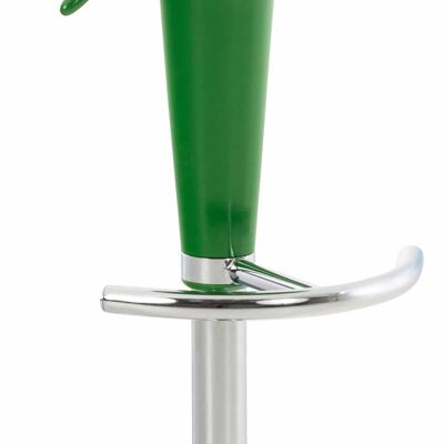 Bar stool Saddle vegetable 37x37x87 vegetable Wood Chromed metal