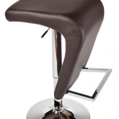Bar stool Birmingham brown 47x40x83 brown plastic Chromed metal