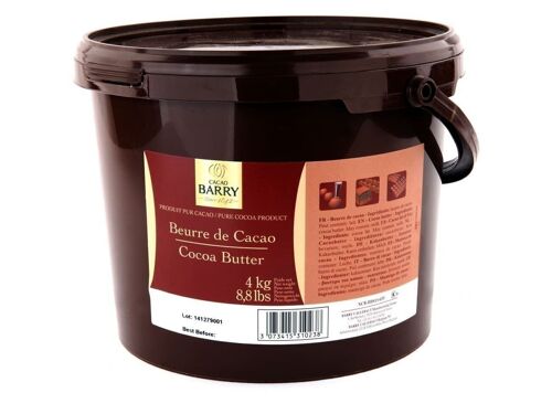 CACAO BARRY - Beurre de cacao 4kg