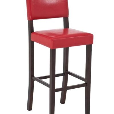 Bar stool Sabra red 45x43x114 red Wood Wood