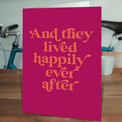 Happily Ever After Birthday Card