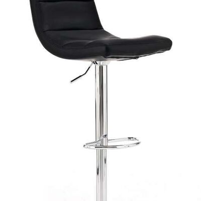 Sintra bar stool black 57x41x114 black artificial leather Chromed metal