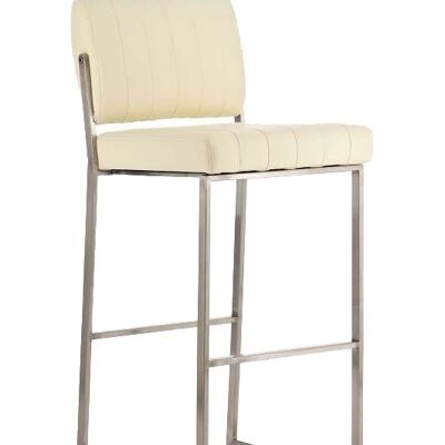 Bar stool Louisiana E77 cream 50x42x105 cream  metal