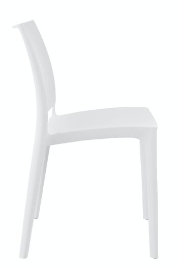 Chaise MAYA blanc 50x44x81 plastique plastique blanc 3
