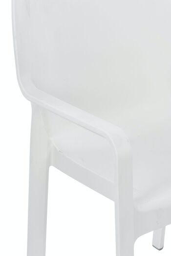 Chaise DIVA blanc 53x57x84 plastique plastique blanc 5