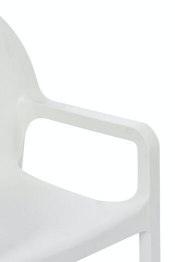 Chaise DIVA blanc 53x57x84 plastique plastique blanc 6