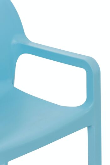 Chaise DIVA Light Blue 53x57x84 Plastique plastique bleu clair 6