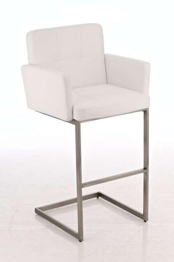 Tabouret de bar Santa Monica blanc xx blanc 1