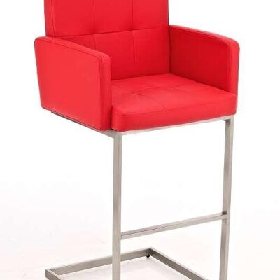 Bar stool Santa Monica red xx red