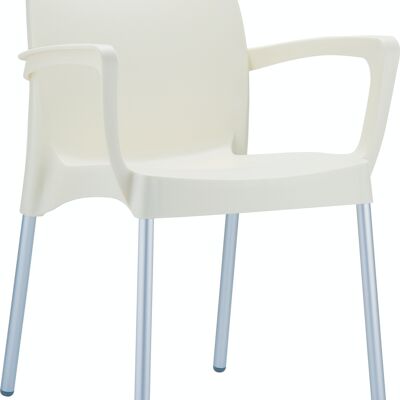 Dolce-stoel room 53x56x80 room plastic aluminium