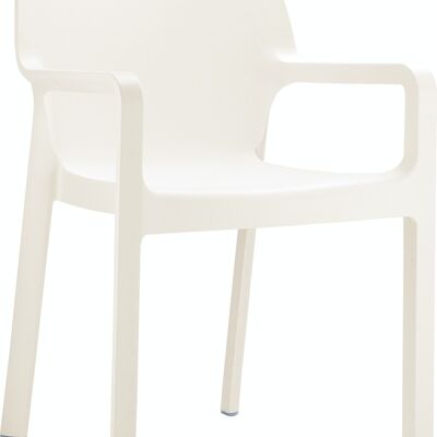 Stuhl DIVA creme 53x57x84 creme Kunststoff Kunststoff