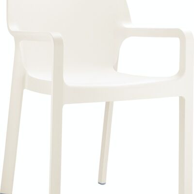 Sedia DIVA crema 53x57x84 plastica plastica crema