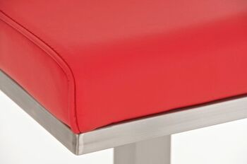 Tabouret de bar Graz rouge xx rouge 5