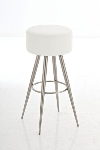 Tabouret de bar Florence E76 blanc xx blanc 1