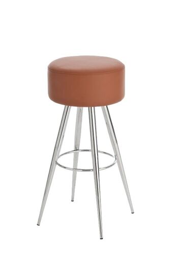 Tabouret de bar Florence C76 marron clair xx marron clair 2