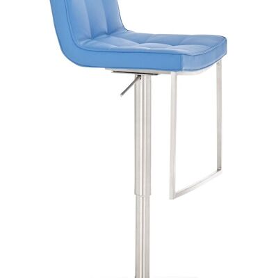 Bar stool Seoul blue 46x43x79.5 blue artificial leather stainless steel