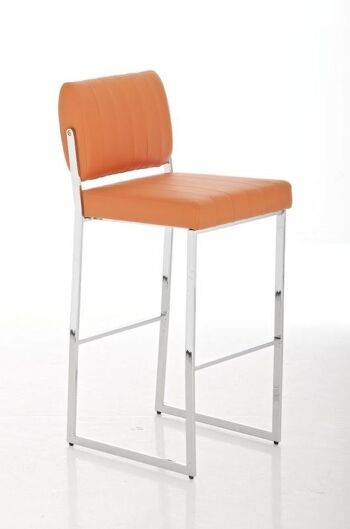 Tabouret de bar Louisiane C77 orange xx orange